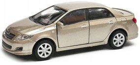 008805 Kovový model auta - Nex 1:34 - 2009 Toyota Corolla Zlatá