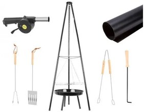 Závesný záhradný gril  3v1 Kaminer