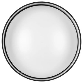 Čierne LED stropné svietidlo ø 30 cm Locarno – Trio