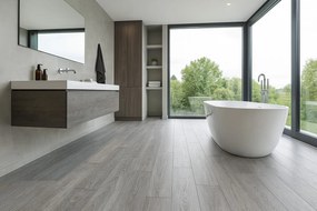 Beauflor, PVC podlaha - lino Ambient Havanna Oak 991M, na mieru, šíře 3m, šedá, bez podkladu, chodba / predsieň