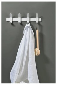 Biely kovový nástenný vešiak A-Rack - Zone