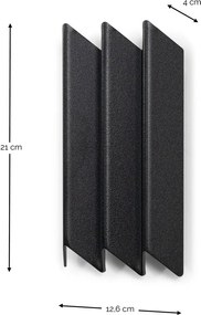 Sivozelený kovový nástenný vešiak 13 cm Sensu – Spinder Design