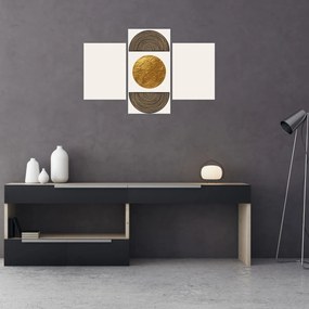 Obraz - Zlatý ornament N⁰1 (90x60 cm)