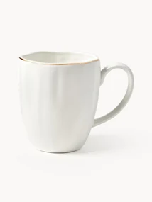 Šálky's reliéfom z porcelánu Sali, 2 ks