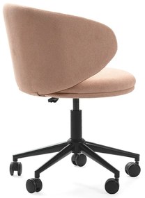 Svetloružová kancelárska stolička Rush – Marckeric