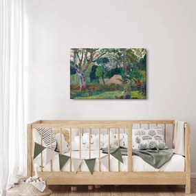Obraz - Paul Gauguin, Te raau rahi (The Big Tree), reprodukcia (90x60 cm)