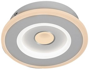 RABALUX Stropné stmievateľné LED svietidlo TANELI, 20 W, teplá biela-studená biela, okrúhle, biele