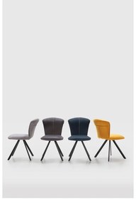 Žlté jedálenské stoličky v súprave 2 ks Simbra – Marckeric