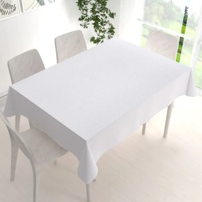 Biante Teflónový obdĺžnikový obrus TF-011 Popínavé lístky - studená biela 140x180 cm