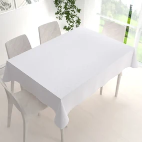 Biante Teflónový obdĺžnikový obrus TF-011 Popínavé lístky - studená biela 60x100 cm