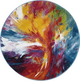 Kusový koberec Fantasy 814-61 lila/blue kruh, 160x160 (priemer) kruh, viacfarebná, Medipa (Merinos)