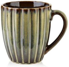 Porcelánový hrnček EVIE GREEN 360 ml zelený