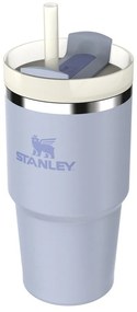 Fialová termoska so slamkou z nehrdzavejúcej ocele 600 ml Quencher H2.0 FlowState Tumbler Dew Drop – Stanley