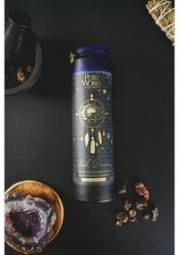 Arome Organická svieca Myrrh & Sandalwood 300 g vo farebnom vysokom pohári so strapcom