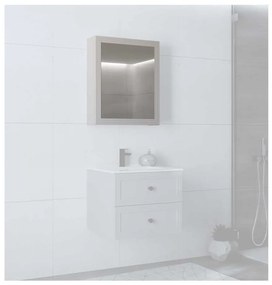 Závesná zrkadlová skrinka Bondi 60 cm, krémová