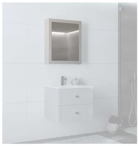 Závesná zrkadlová skrinka Bondi 60 cm, krémová