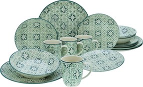 XXXLutz KOMBINOVANÝ SERVIS Yara Petrol 16-dielne Creatable - Online Only bytové doplnky - 007768060301