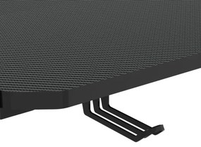 Herný stôl SNAKE s LED RGB podsvietením 100x60 cm čierna