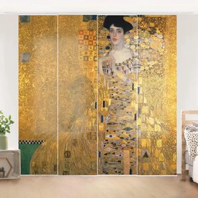 MANUFACTURER -  Súprava posuvnej záclony - Gustav Klimt - Adele Bloch-Bauer I - 4 panely