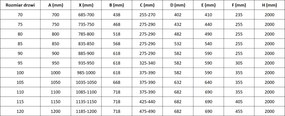 Mexen Mist-H, 1-krídlové sprchové dvere ľavé 105 cm, číre sklo, chrómový profil, 8A5-105-000-01-00-L