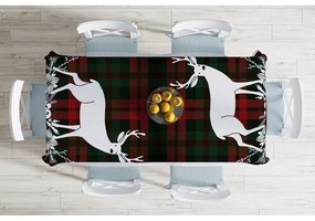 Vianočný obrus s prímesou bavlny Minimalist Cushion Covers Tartan, 140 x 180 cm