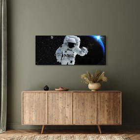 Obraz - Astronaut vo vesmíre (120x50 cm)