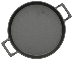 Liatinová panvica s bambusovou podložkou ANDREAS čierna ALL 976968