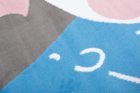 TA Koberec DY98E MODRÝ VESELÝ VTÁK Rozmer: 160x220 cm