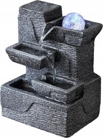 4-úrovňová vodná fontána S Vodopádom Relaxačná Dekorácia