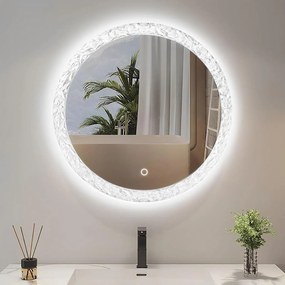 Rea Zrkadlo ⌀60 cm s regulovateľným LED osvetlením HOM-01502