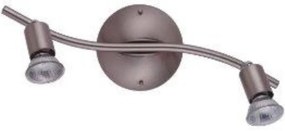 Stropné bodové svietidlo GU1001J-2S Saténový chróm LS2