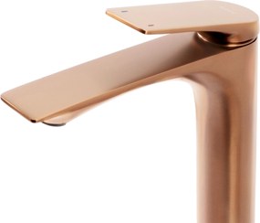 Rea Avalon, vysoká umývadlová batéria h-305, medená matná, REA-B0493