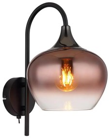 Globo 15548WG - Nástenná lampa MAXY 1xE27/40W/230V medená