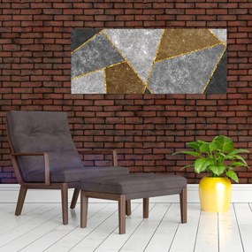 Obraz - Imitácia materiálov (120x50 cm)