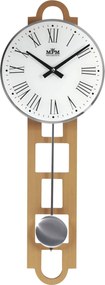 Kyvadlové hodiny MPM 3185.53 svetlé drevo, 68cm