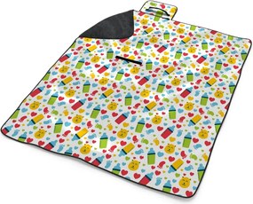 Sablio Plážová deka Detské obrázky: 200x140 cm