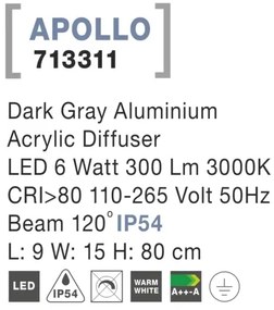 Vonkajšie LED lampa Apollo