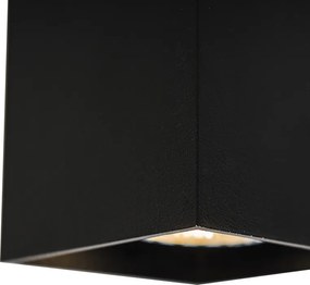 Inteligentný reflektor čierny vrátane WiFi GU10 - Qubo