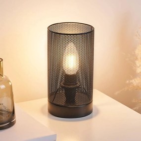 Pauleen Mesh stolová lampa, čierna