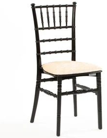 CHIAVARI PLASTIC BLACK PLASTOVÁ SVADOBNÁ STOLIČKA black