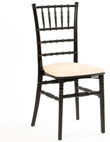 CHIAVARI PLASTIC BLACK PLASTOVÁ SVADOBNÁ STOLIČKA black