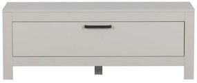 Svetlosivý TV stolík z borovicového dreva 120x45x40 cm Bonk – WOOOD