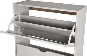 Sivá výklopná skrinka na topánky 60x157x24 cm Stelo – Bonami Essentials