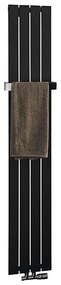 Sapho - Kúpeľňový radiátor COLONNA 614W230V 29x180 cm čierna