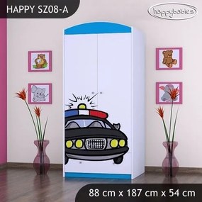 Detská skriňa POLÍCIA - TYP 8A