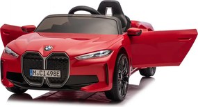 LEAN CARS Elektrické autíčko BMW i4 4x4 JE1009 červené