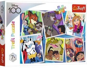 Trefl Puzzle Disney hrdinové 48x34cm 200 dílků