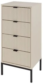 Livarno home Komoda so 4 zásuvkami, 40 x 33 x 84,9 cm  (100385818)