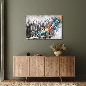 Obraz - Priemyselný život (90x60 cm)