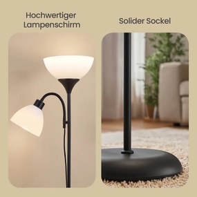 Stojacia lampa s nastaviteľnou lampou na čítanie LFLB35019B102